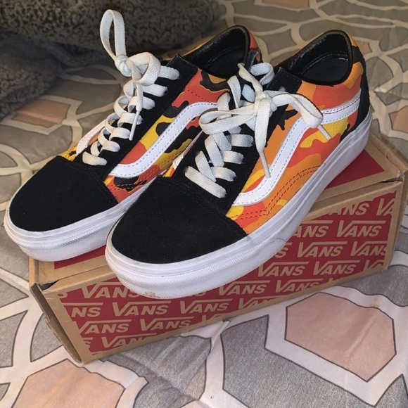 vans old skool pop camo